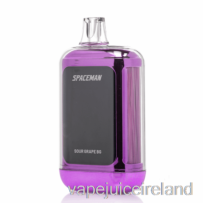 Vape Juice SPACEMAN CURVE 18K Disposable Sour Grape Bubble Gum